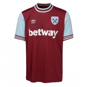 West Ham United Domácí Dres 2024-25 Krátký Rukáv